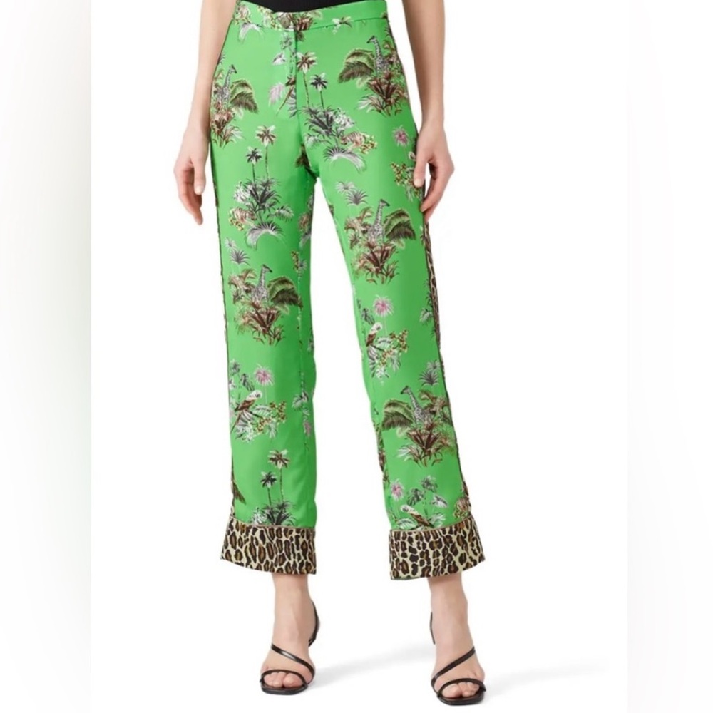 Voyage pants by Le Superbe in emerald jungle size 0